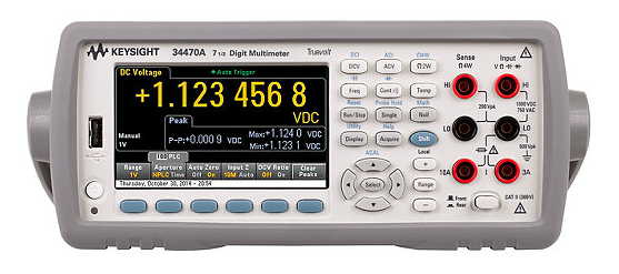 34470A 数字万用表，7½ 位，高性能 Truevolt 数字万用表