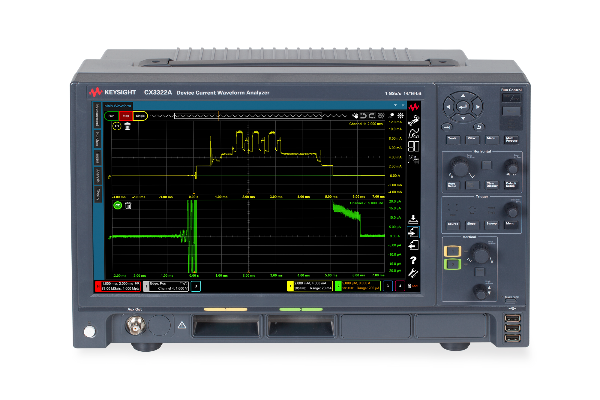 CX3300 系列器件电流波形分析仪